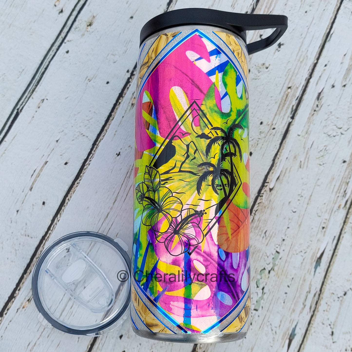 25 oz Duo Tropical Vibes Tumbler