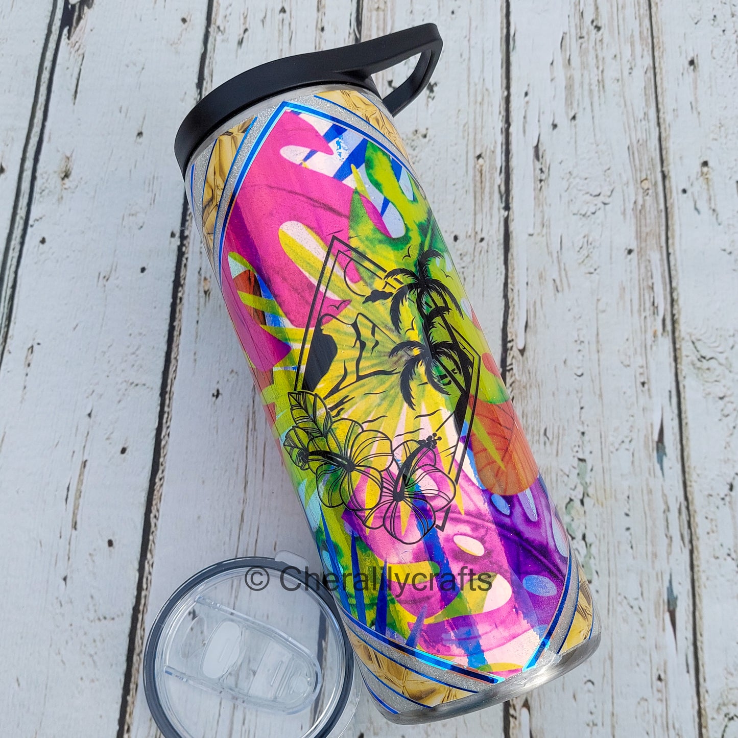 25 oz Duo Tropical Vibes Tumbler