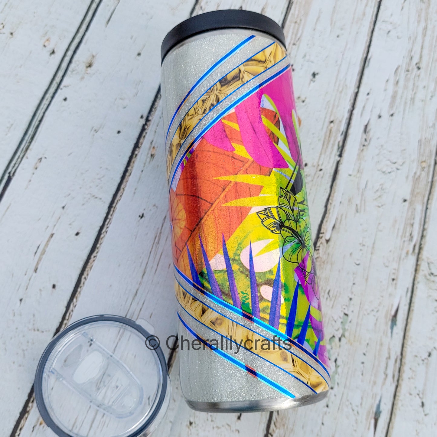 25 oz Duo Tropical Vibes Tumbler