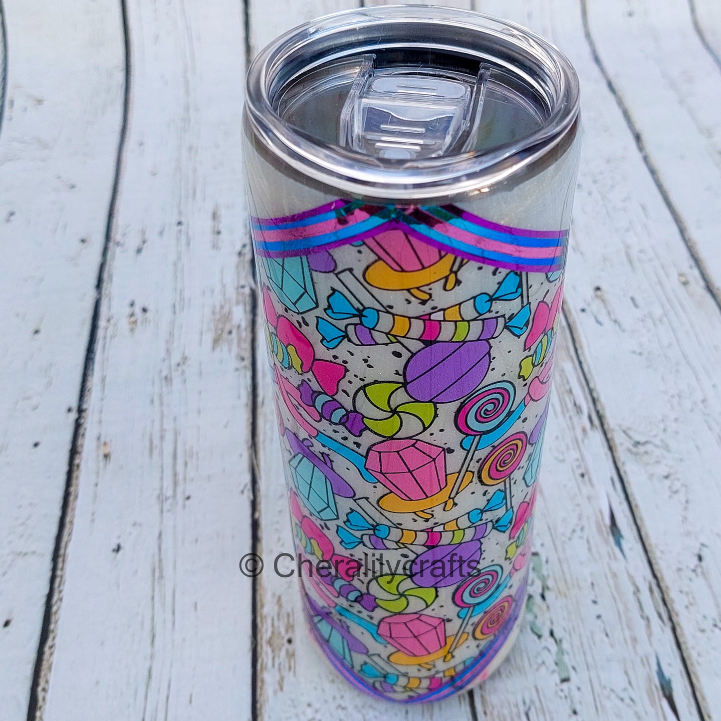 20 oz Skinny I Want Candy Tumbler