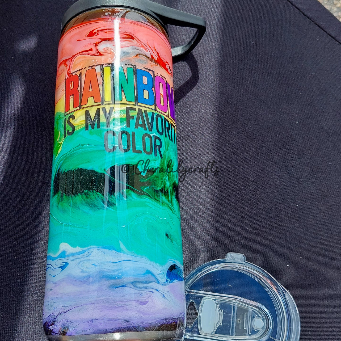 25 oz Duo Rainbow is my Favorite Color Tumbler