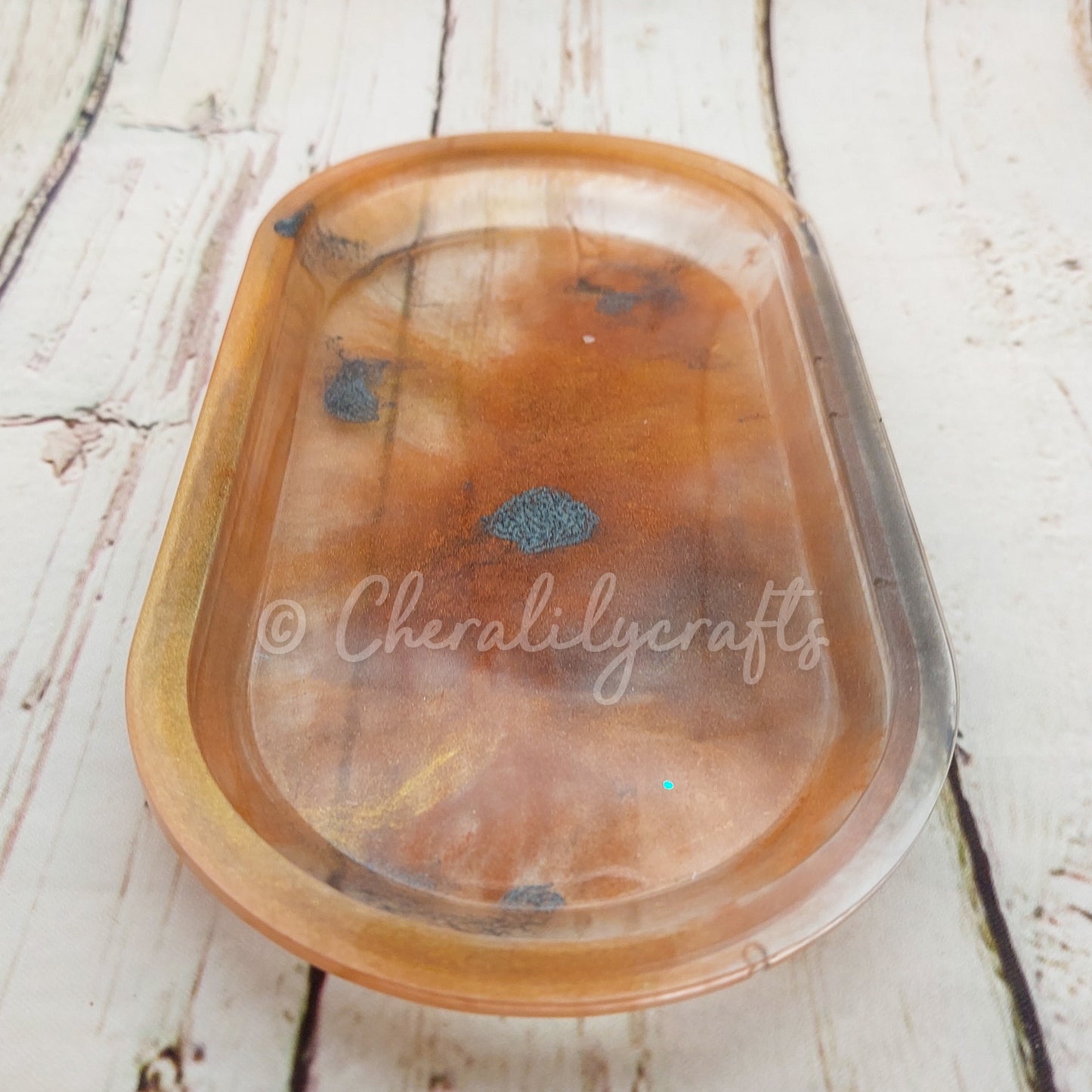 Metallic Trinket Tray
