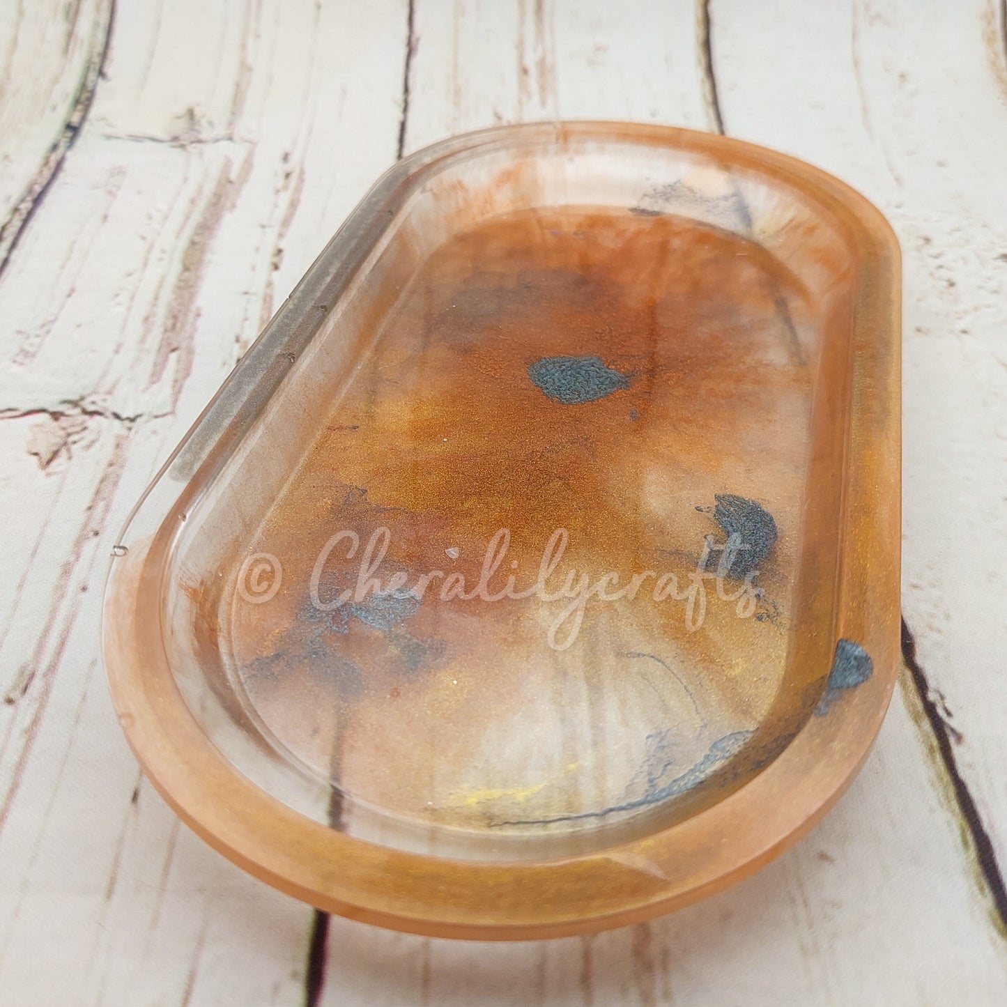 Metallic Trinket Tray