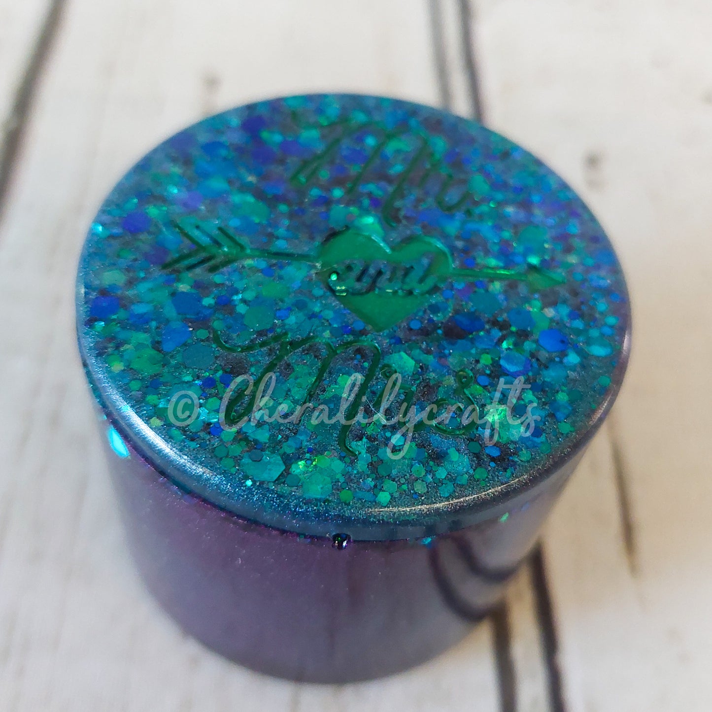 Mr & Mrs. Blue/Green Container