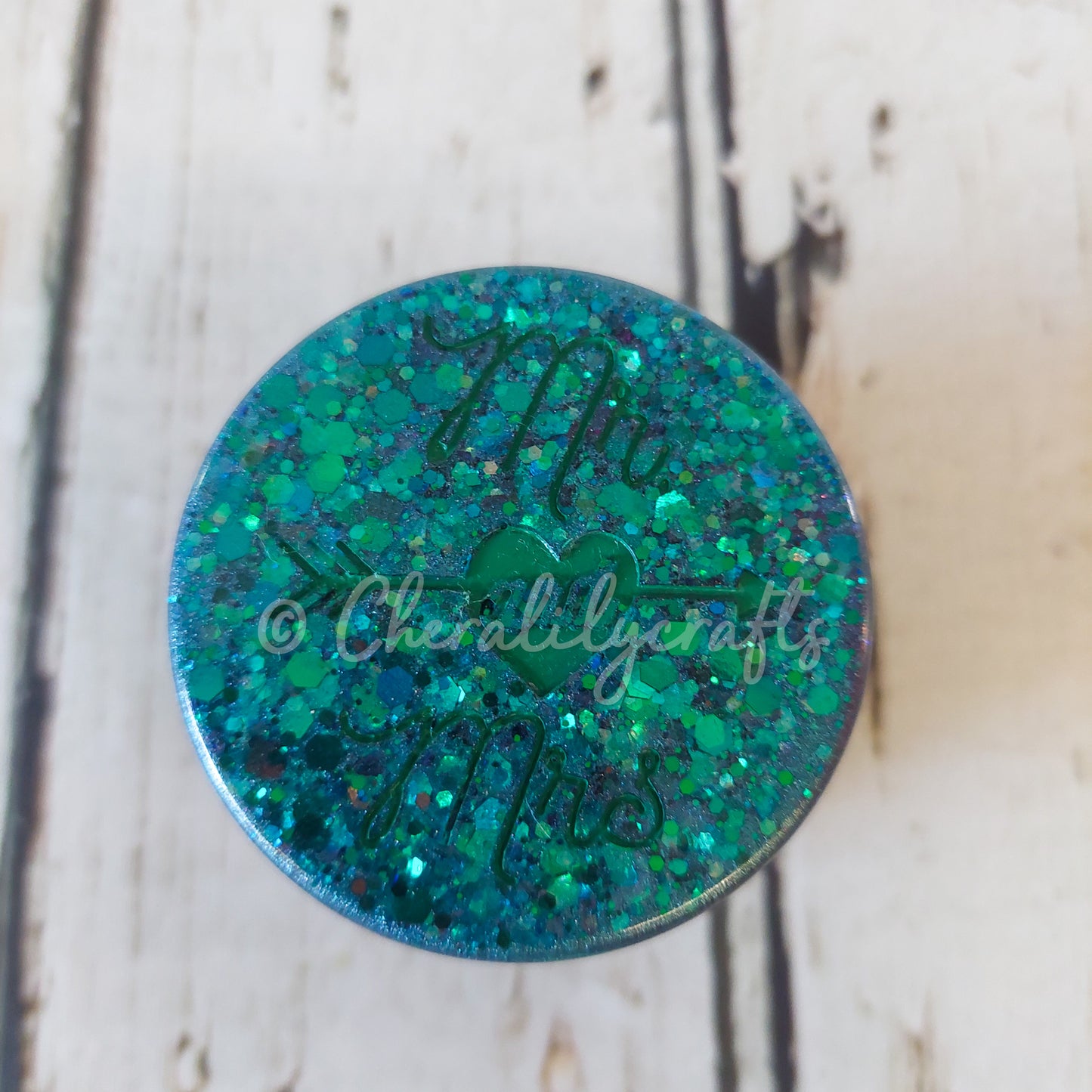 Mr & Mrs. Blue/Green Container