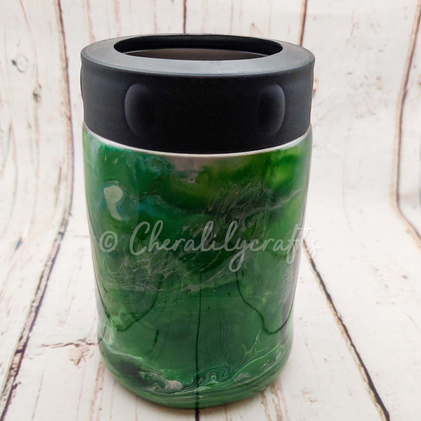 12 oz Green Can Cooler