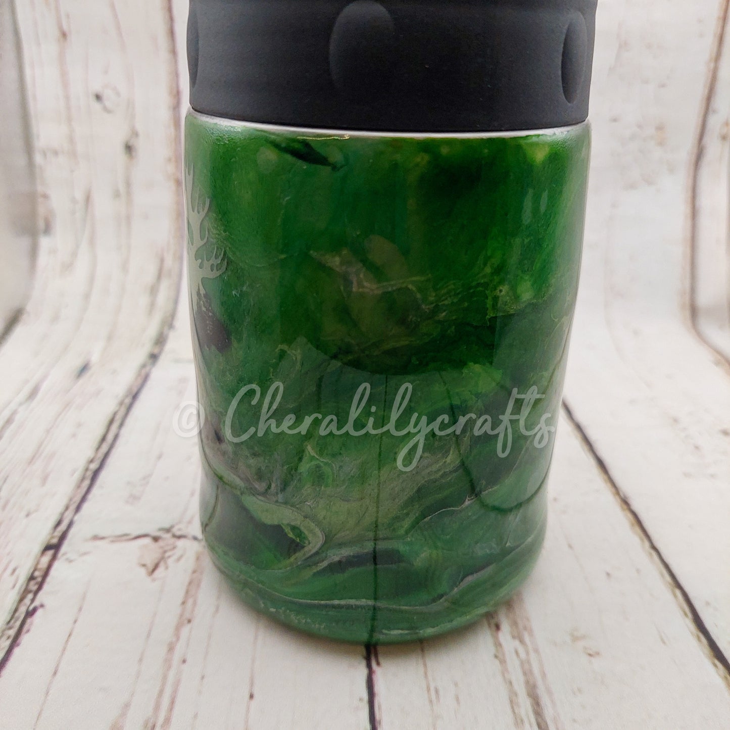 12 oz Green Can Cooler