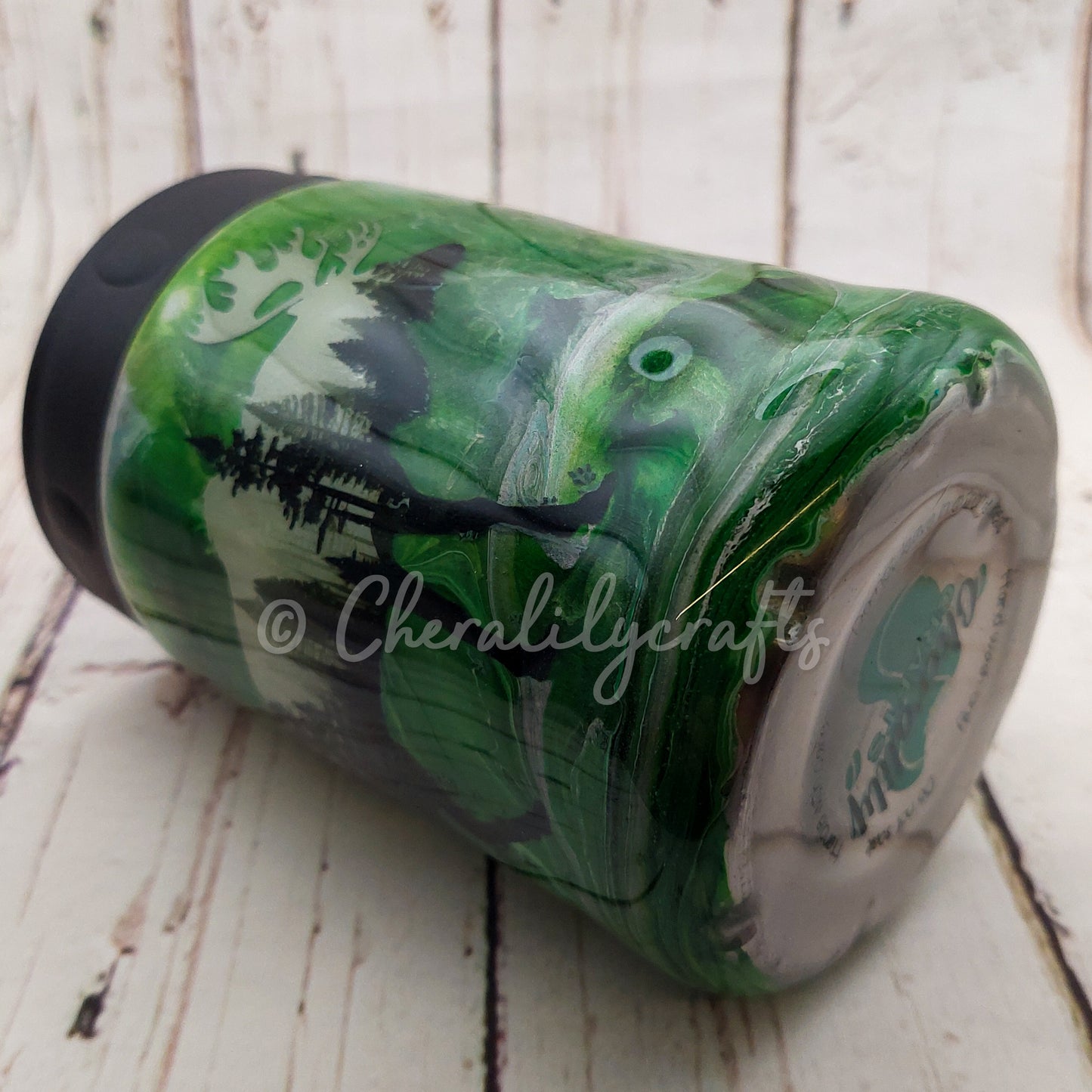 12 oz Green Can Cooler