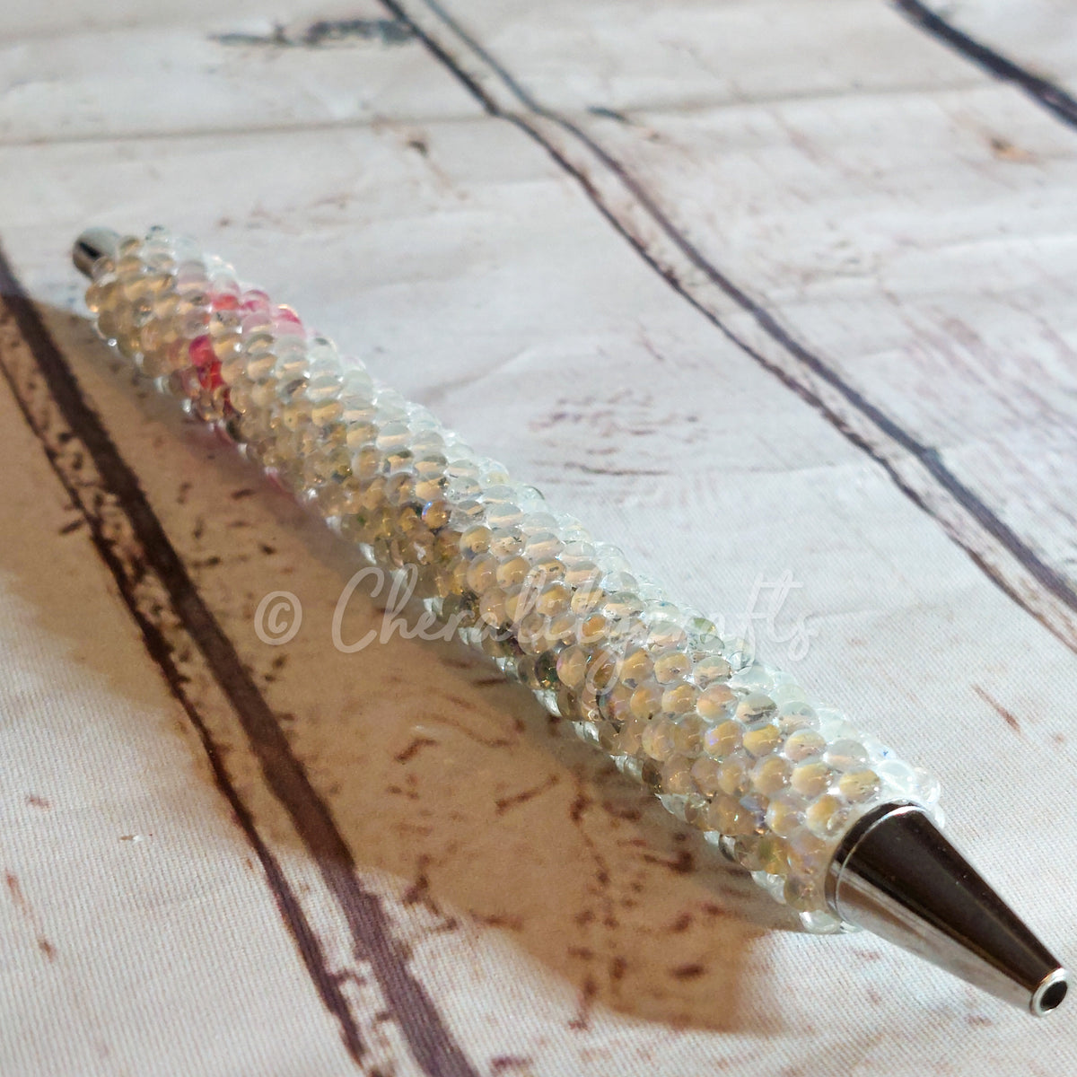 Floral Rhinestone Pen
