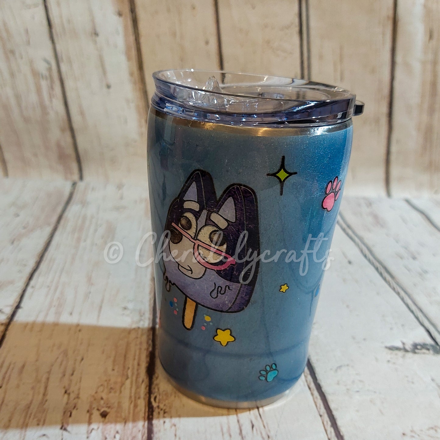 12oz Blue Ice Cream Tumbler 1