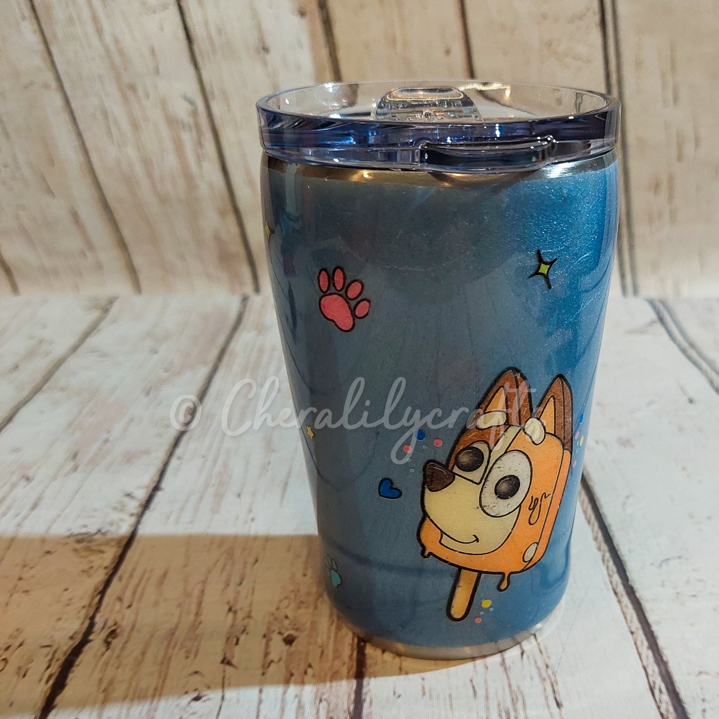 12oz Blue Ice Cream Tumbler 1