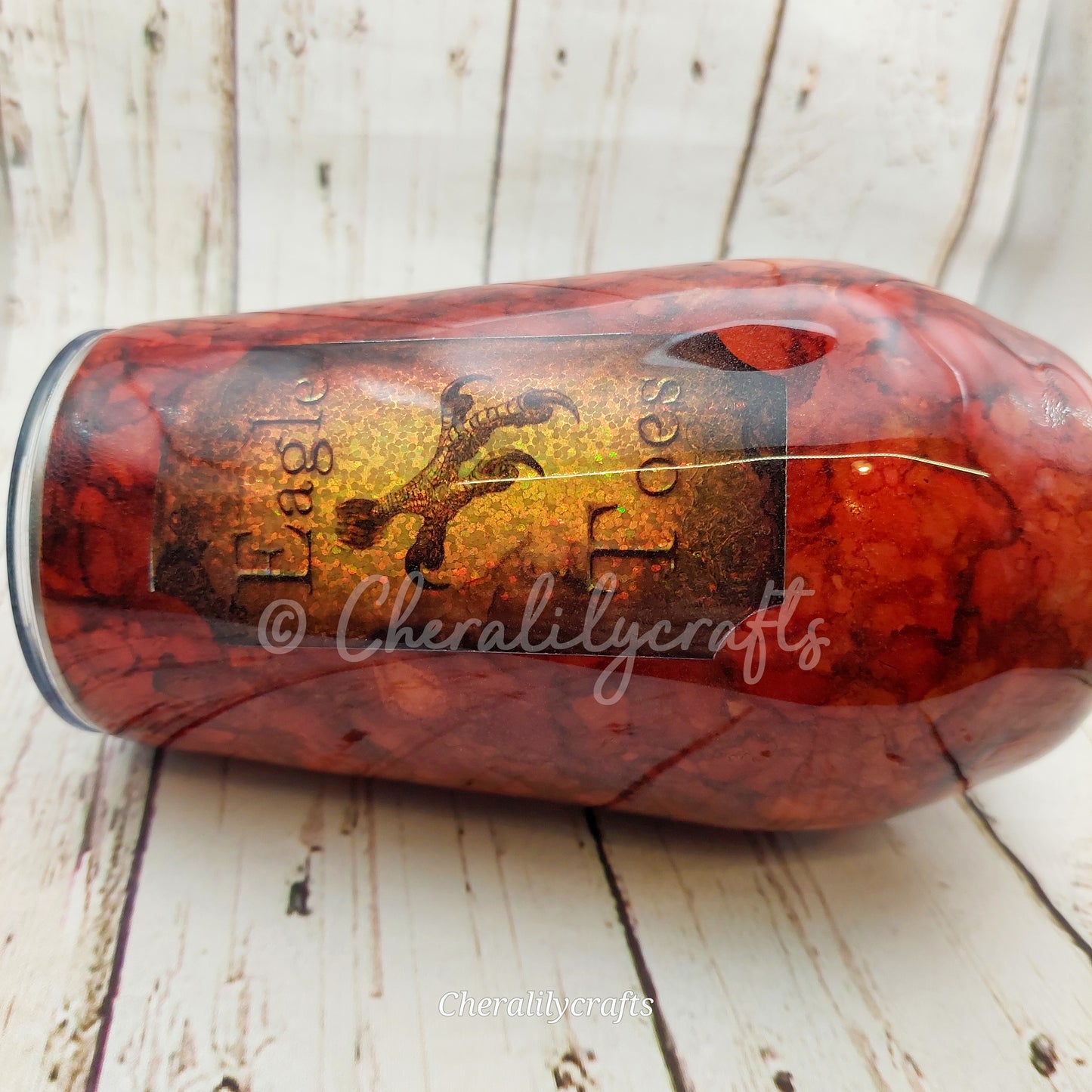 17 oz Eagle Toes Wine Tumbler