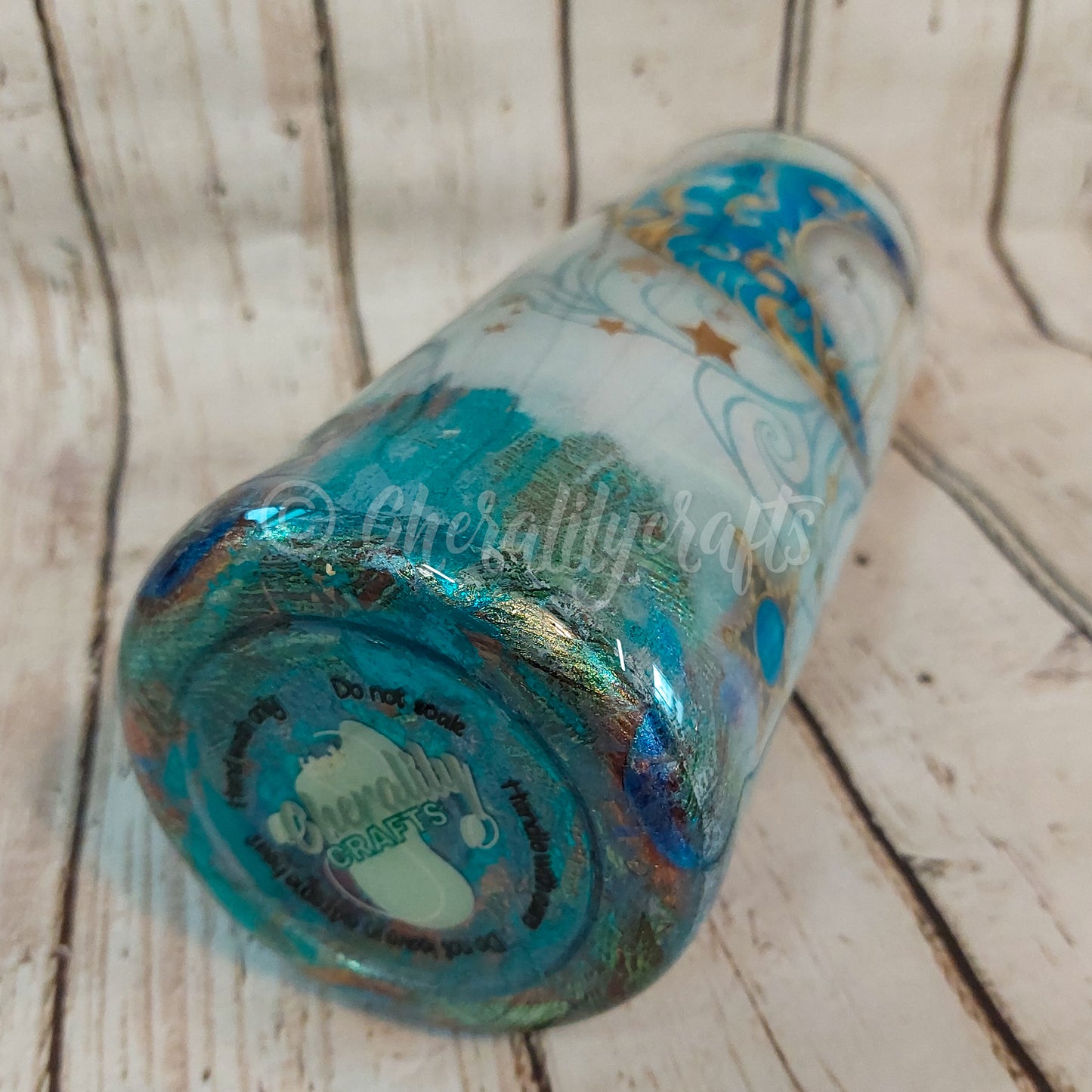 30 oz Peacock Feather Camper Mug