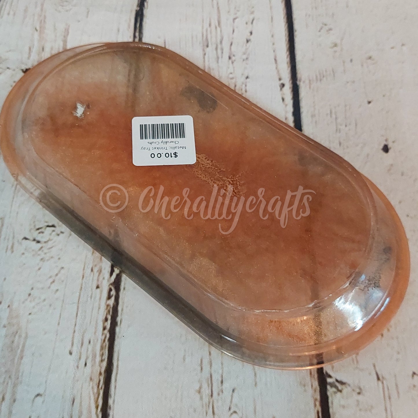 Metallic Trinket Tray