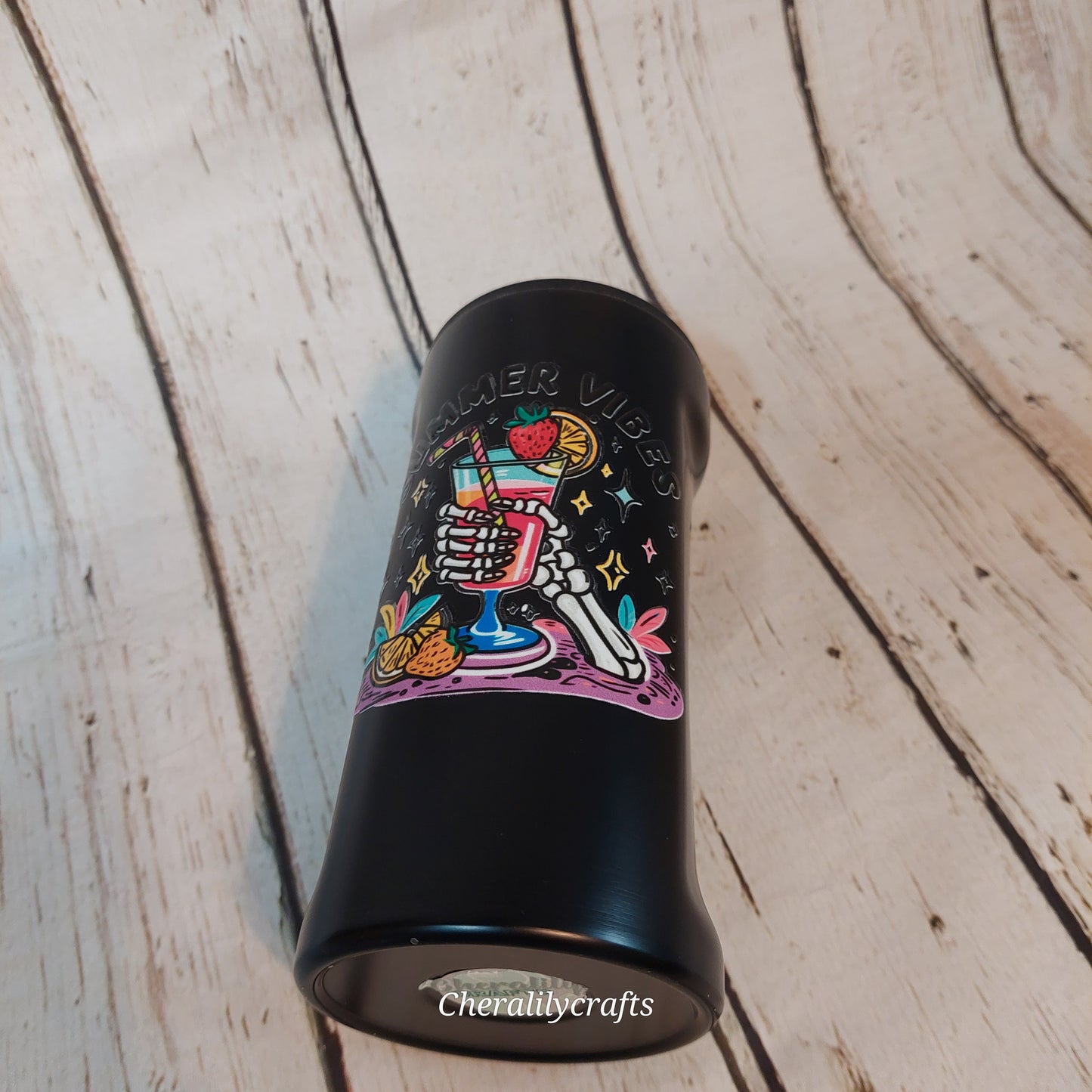 12 oz Slim Can Cooler "Summer Vibes"