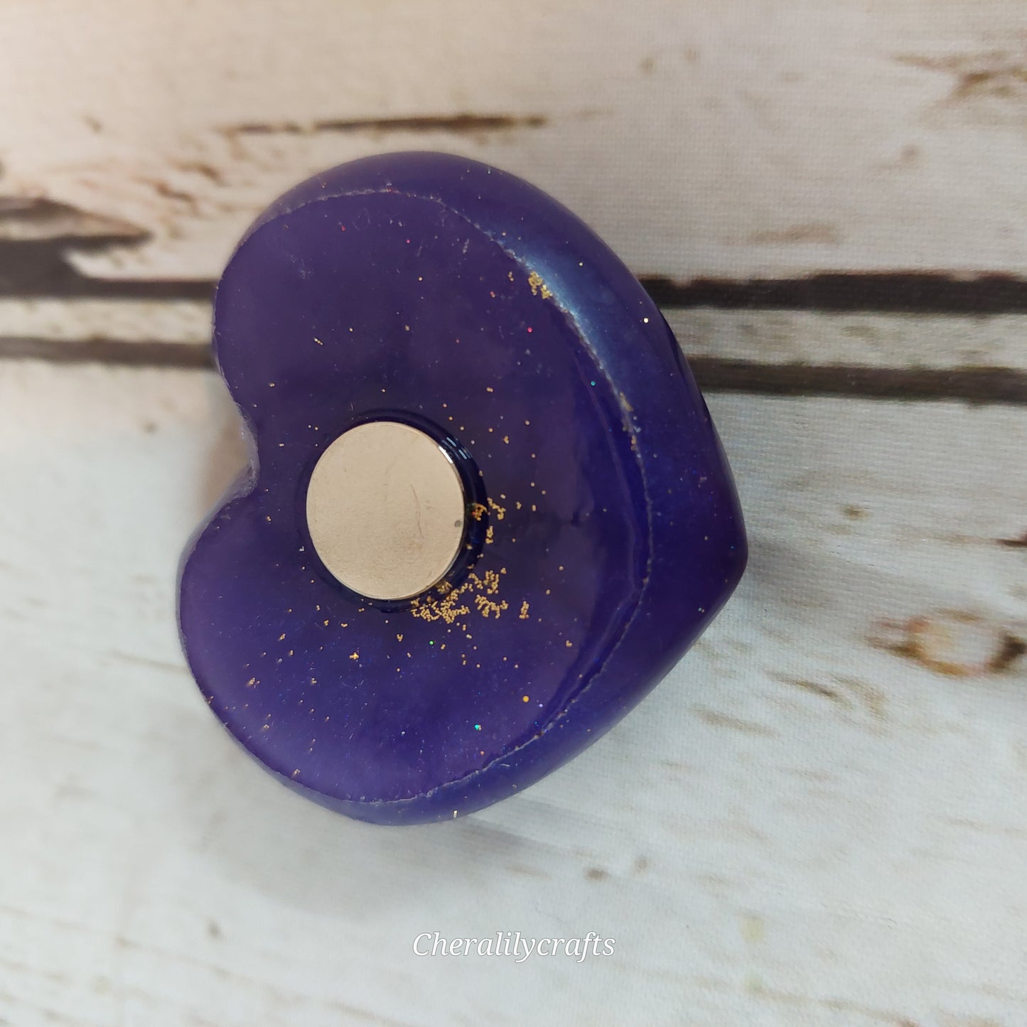 Druzy Heart Magnet