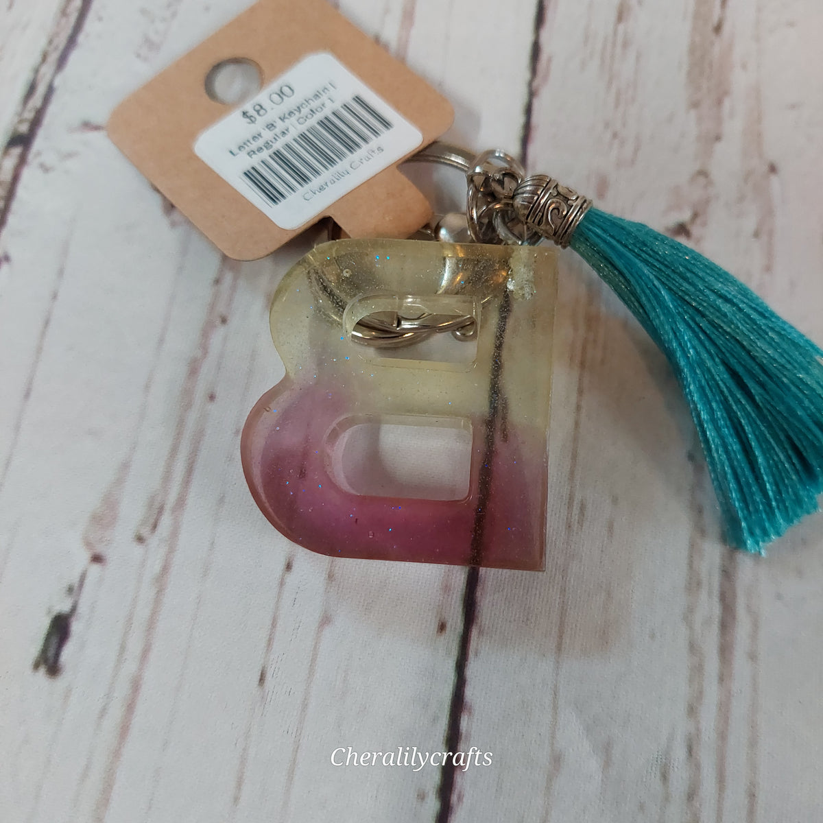 Letter 'B' Keychain