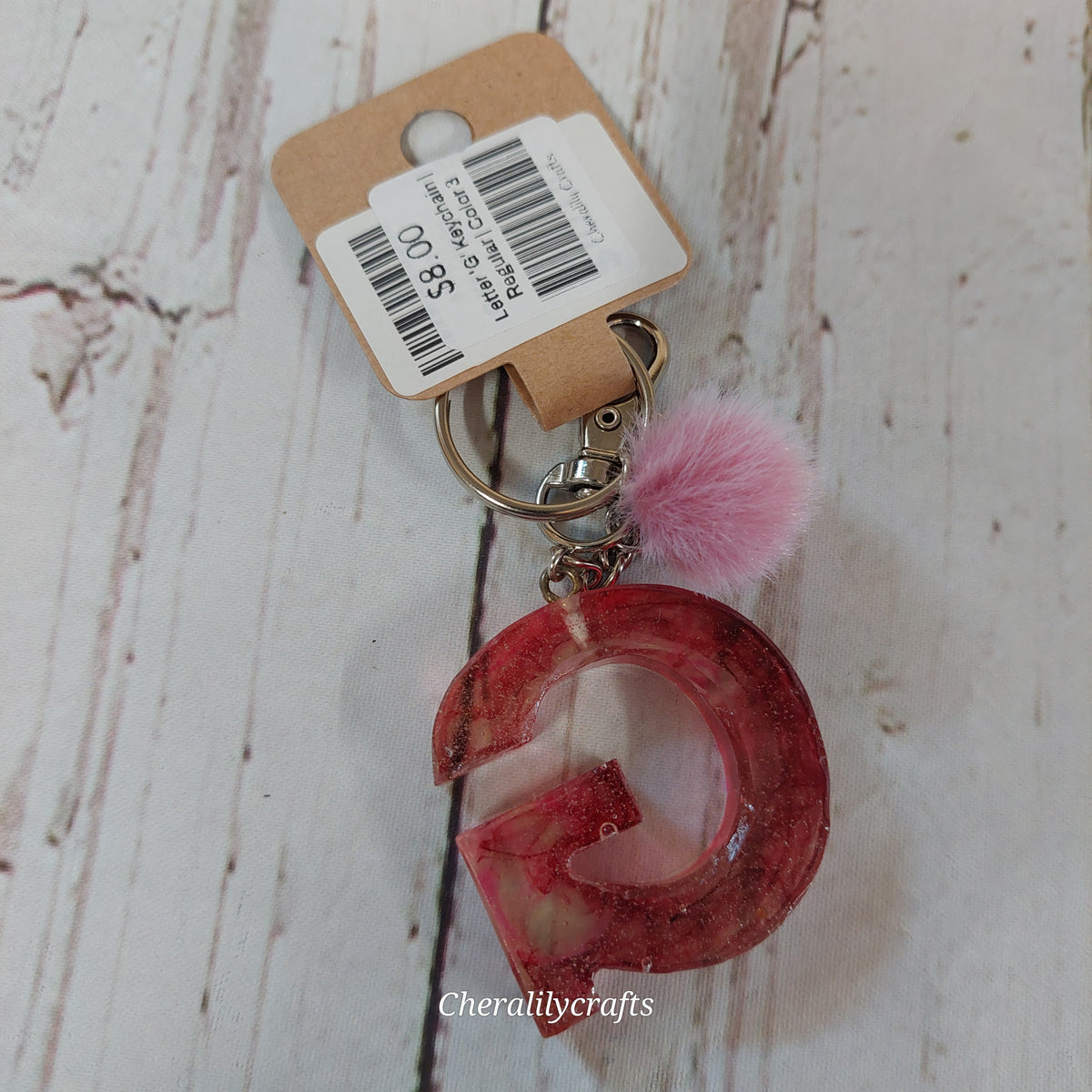 Letter 'G' Keychain