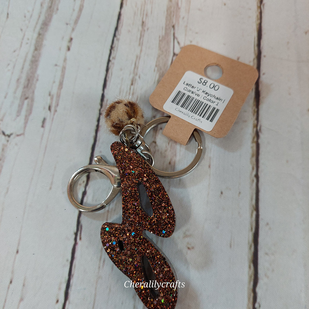 Letter 'J' Keychain
