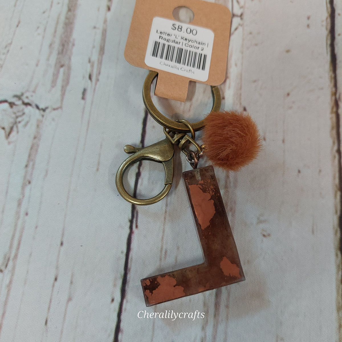Letter 'L' Keychain