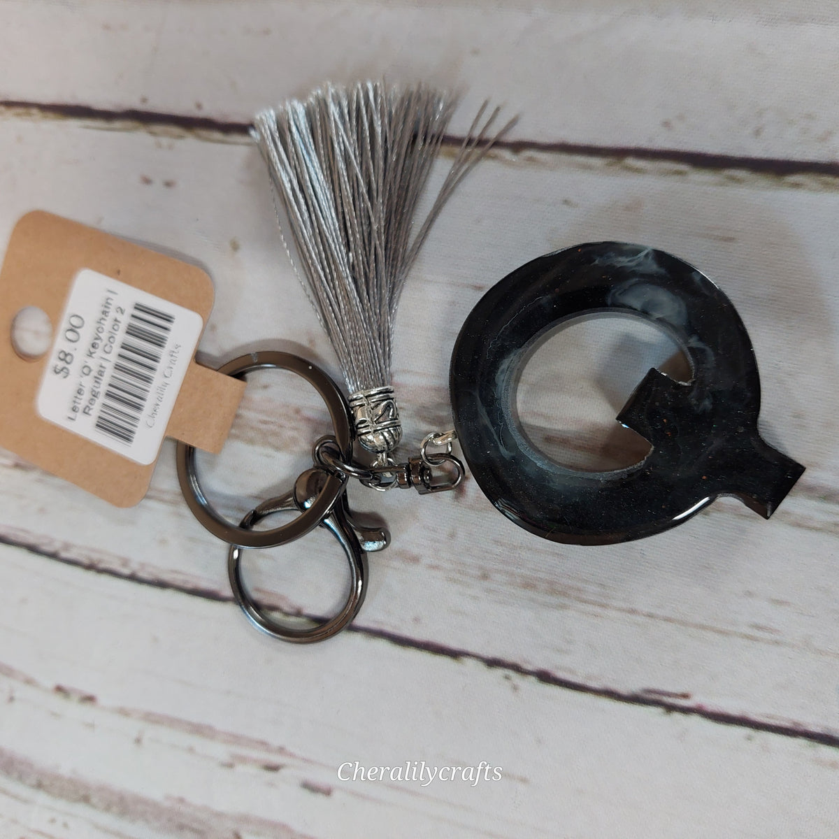 Letter 'Q' Keychain