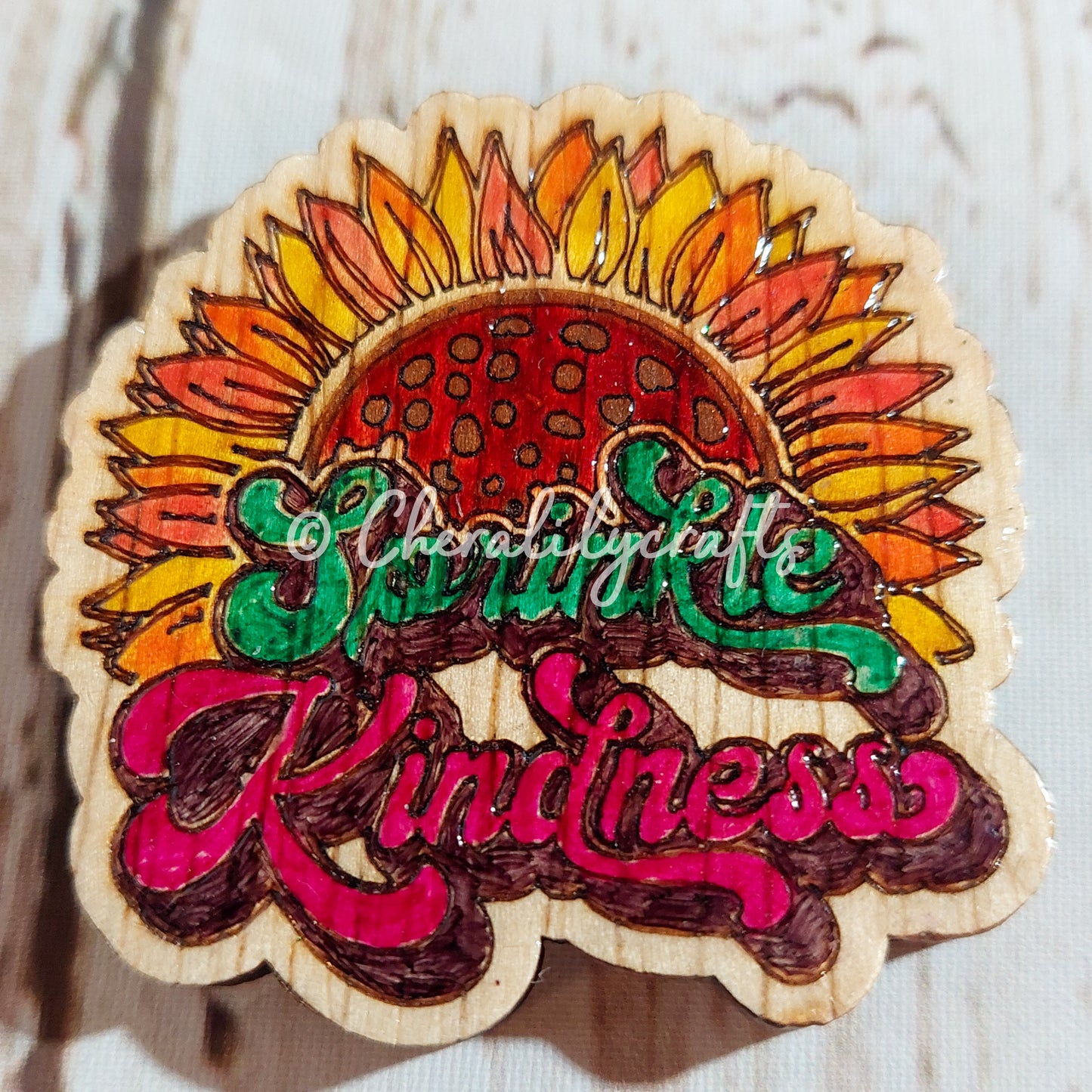 Sprinkle Kindness Wood Magnet