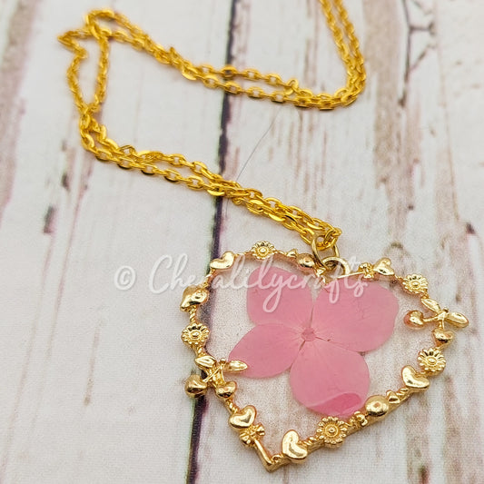 Floral Heart Necklace
