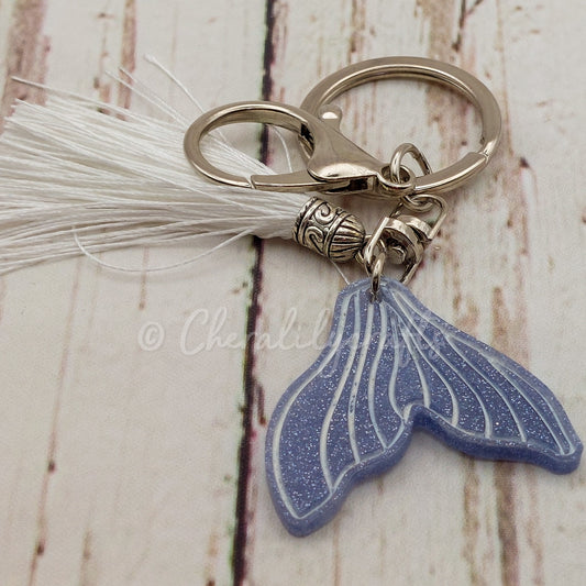 Blue/Purple Mermaid Tail Keychain