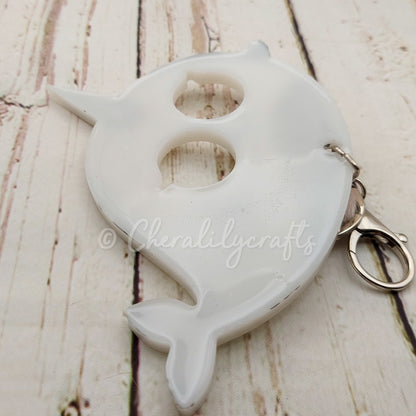 Narwhale Keychain