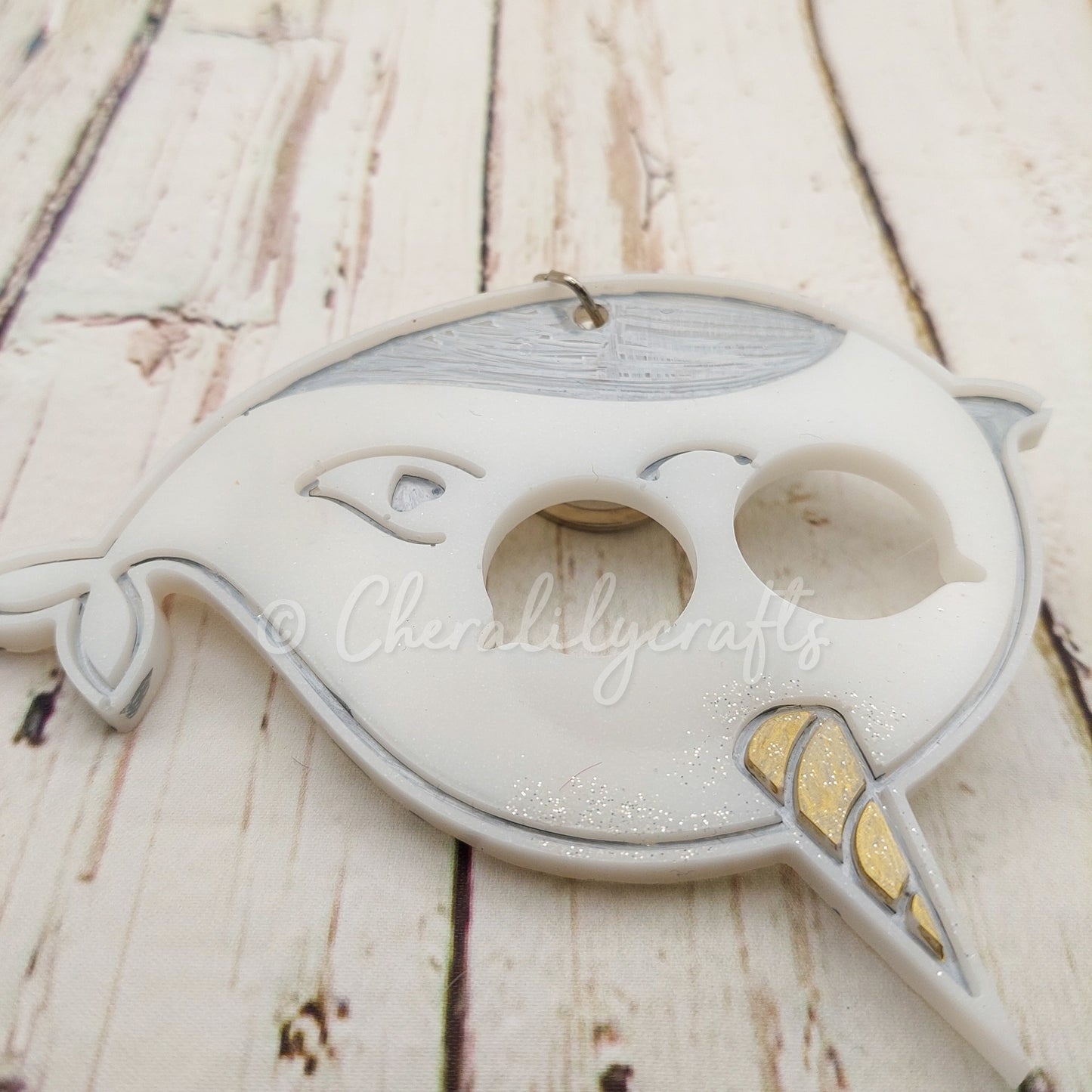 Narwhale Keychain