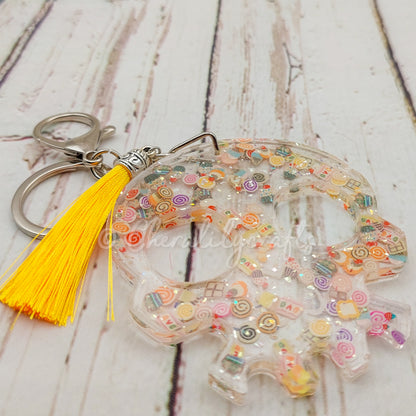 Candy Skull Keychain