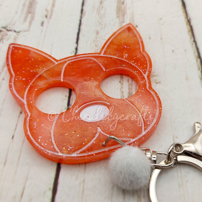 Orange Dog Keychain