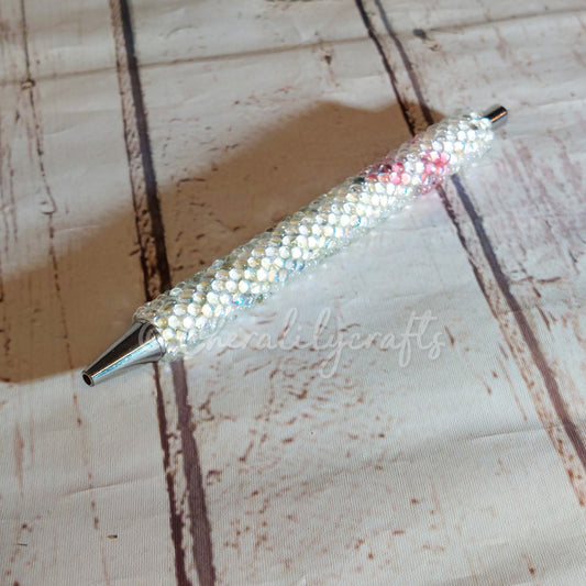 Floral Rhinestone Pen