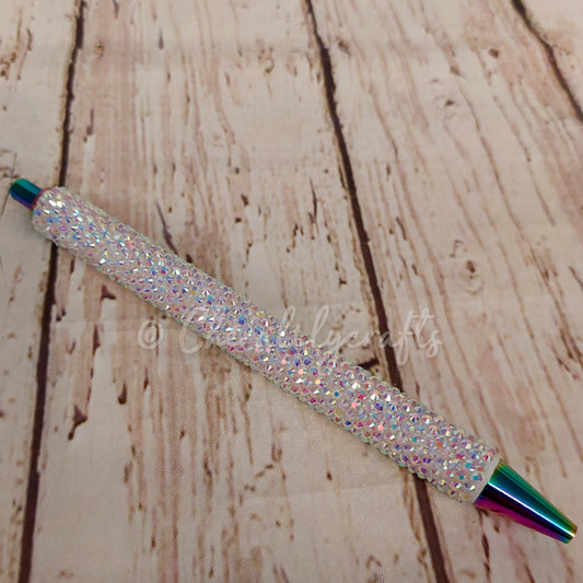 Rhinestone Pen- Rainbow Top/Bottom