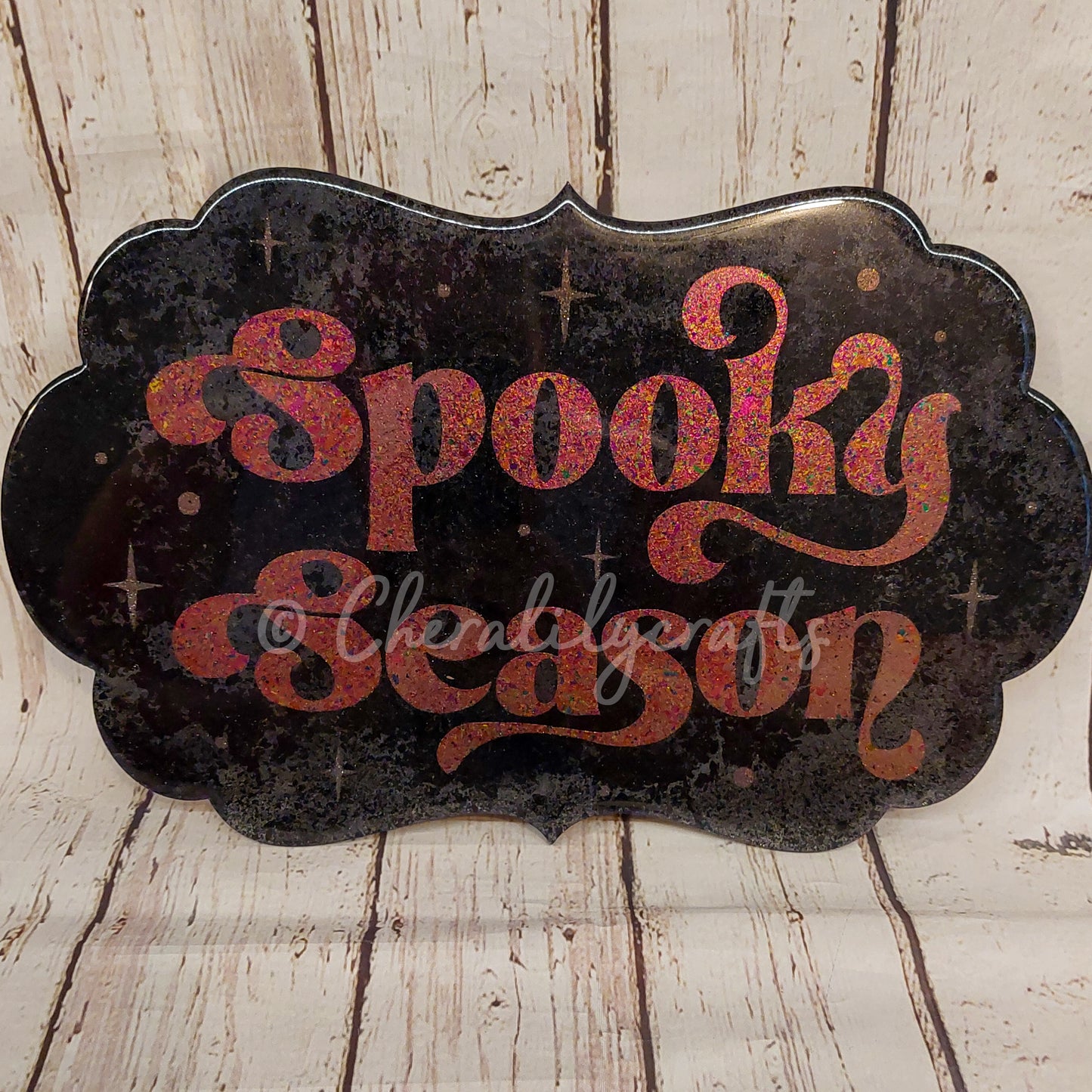 Spooky Season Wood/Resin Decor