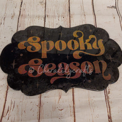 Spooky Season Wood/Resin Decor