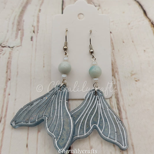 Blue Fin Earrings