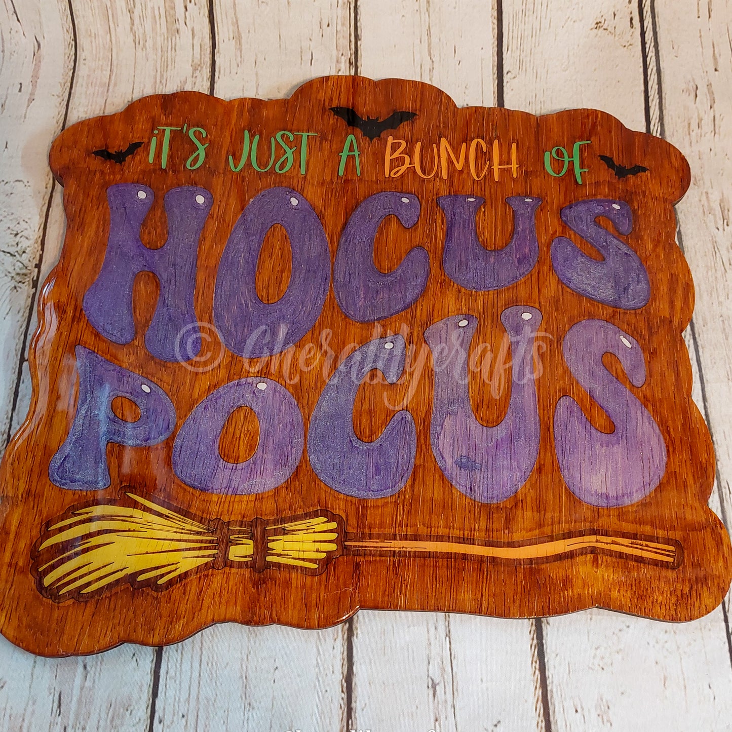 Hocus Pocus Wood/Resin Decor