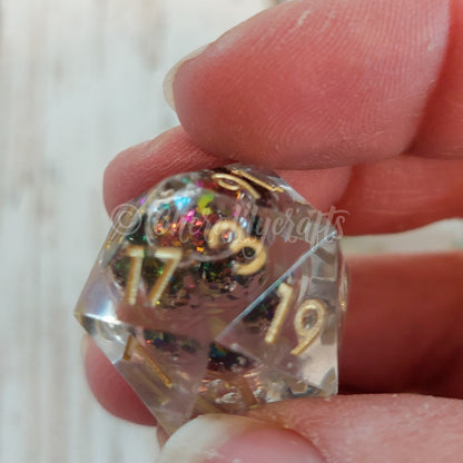 8 Piece Polyhedral Dice Set- Magic Potion Orb