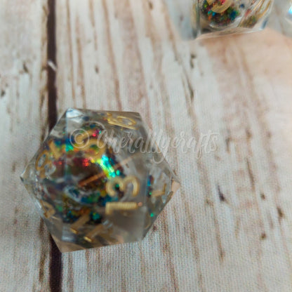 8 Piece Polyhedral Dice Set- Magic Potion Orb