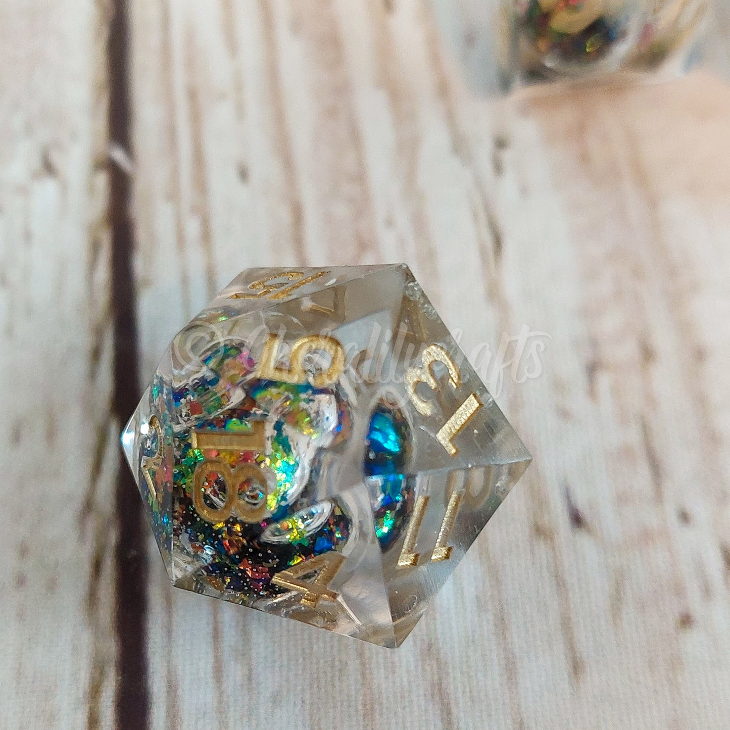 8 Piece Polyhedral Dice Set- Magic Potion Orb