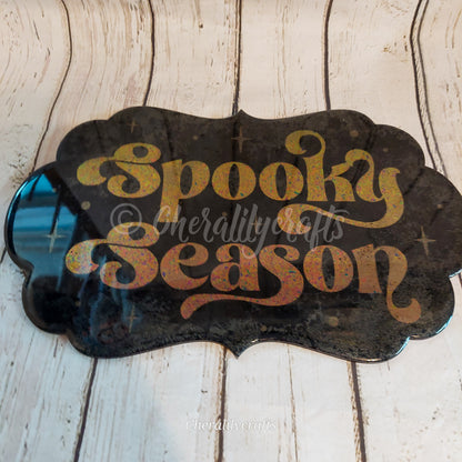 Spooky Season Wood/Resin Decor