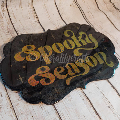 Spooky Season Wood/Resin Decor