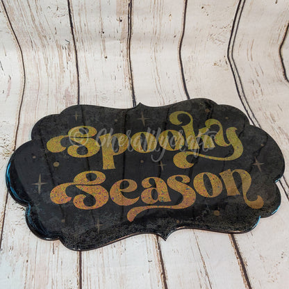 Spooky Season Wood/Resin Decor