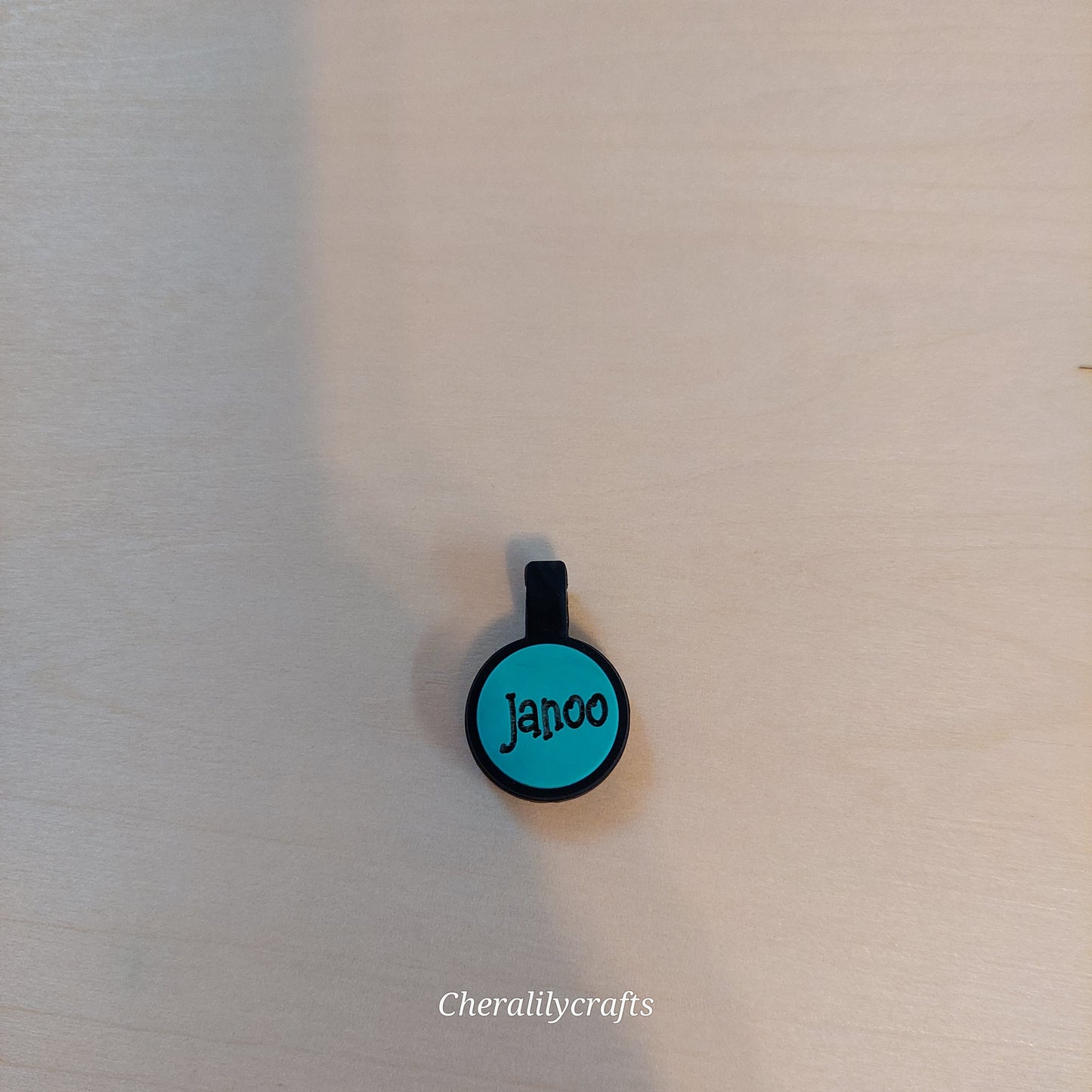 Laser Engraved Silicone Dog Tag