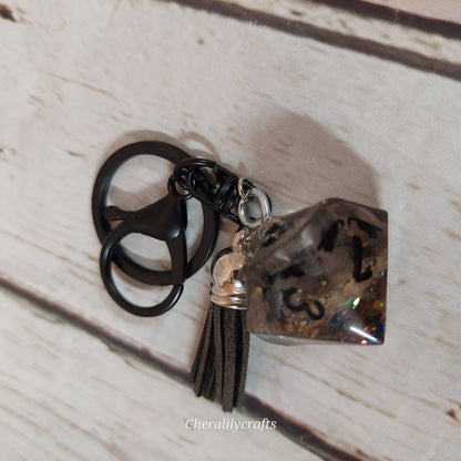 Cat Dice Keychain