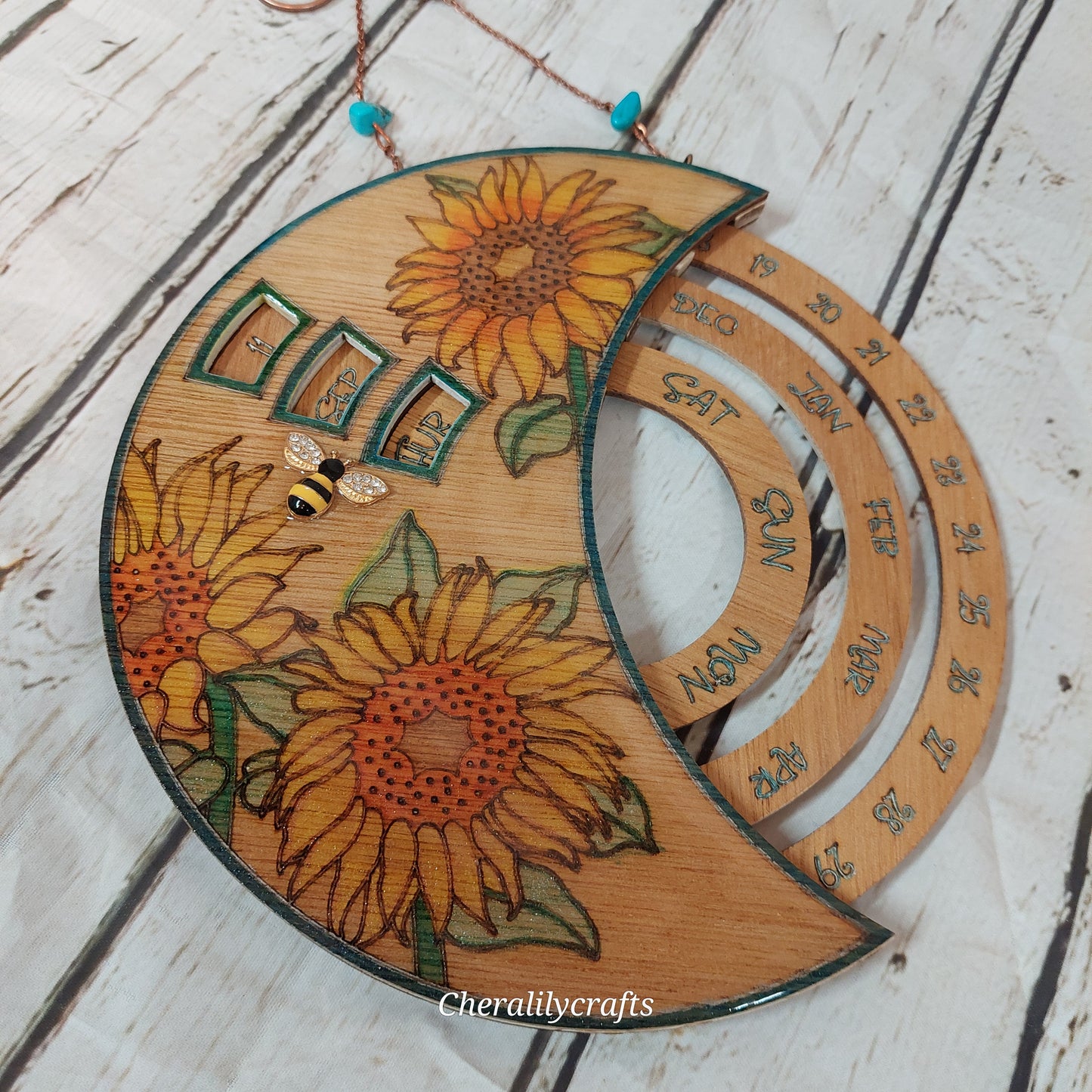 Sunflower Perpetual Calendar