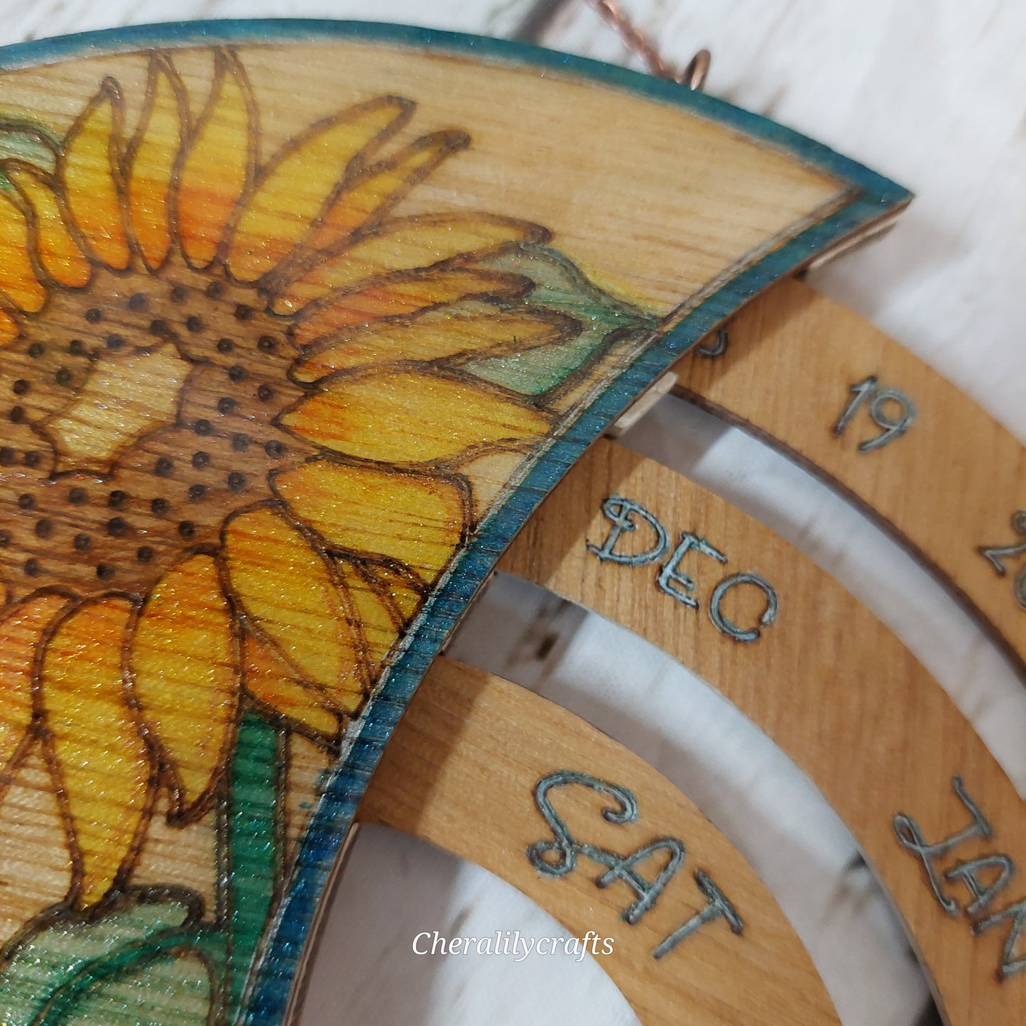 Sunflower Perpetual Calendar