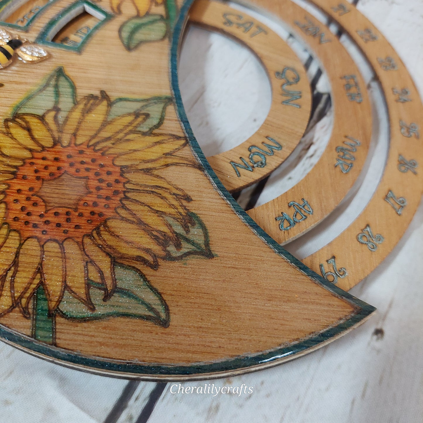 Sunflower Perpetual Calendar