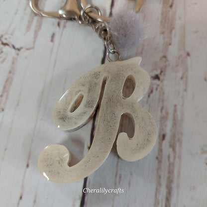 Letter 'B' Keychain